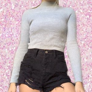 Light Blue Turtle Neck